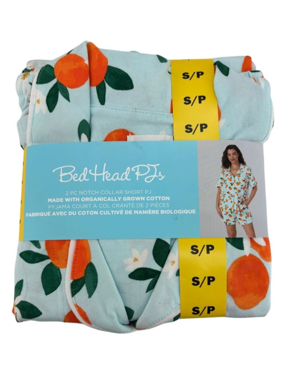 Bed Head Women's 2 Piece PJ's | Blue, Green & Orange | Small **NEW